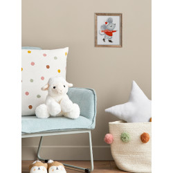 Siuvinėjimo rinkinys KLART "Pelė ant čiuožyklos" 11 x 14 cm KL8-558