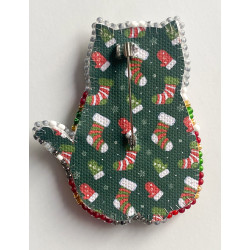 Dekorationsset "Im Pullover" 5.7x6.8 cm AAD-247