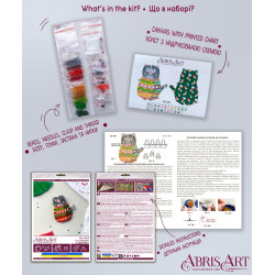 Dekorationsset "Im Pullover" 5.7x6.8 cm AAD-247