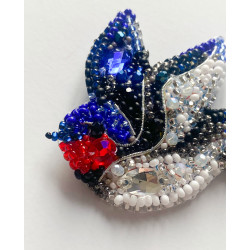 Dekorationsset "Lied der Schwalbe" 6,6x5,2 cm AAD-246