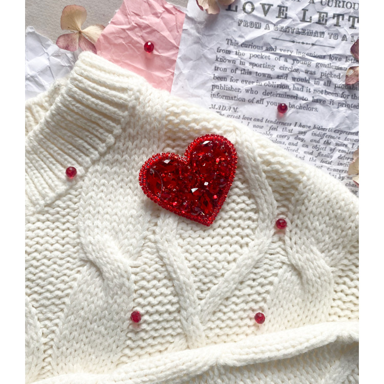 Dekoration "Kleines Herz" 5.3x4.7 cm AAD-245