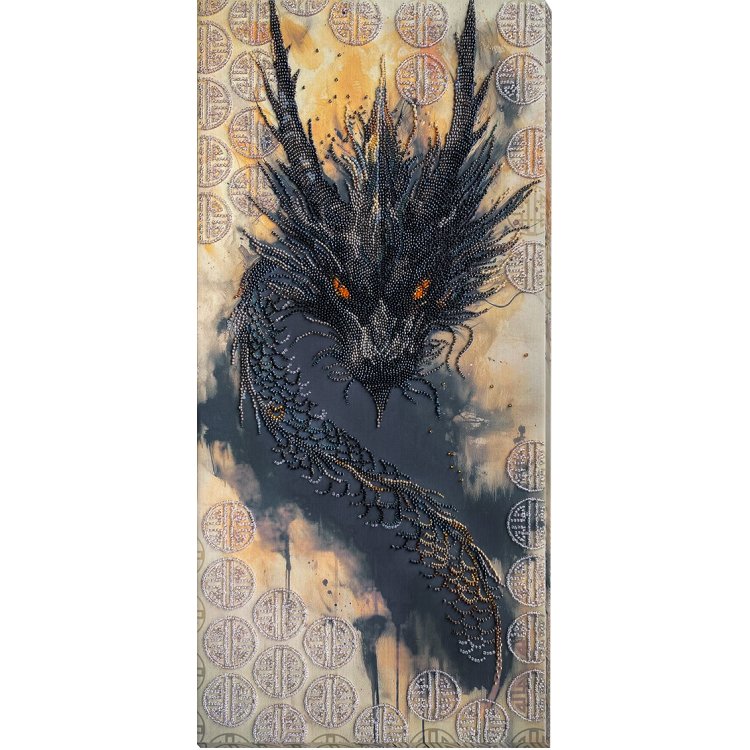 Hauptperlenstickerei-Set "Erwachte Legende" 30x60 cm AAB-966