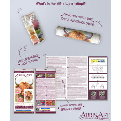 Hauptperlenstick-Set "Highland Belle" 26x39 cm AAB-965