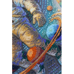 Hauptperlenstickset "Kosmischer Reisender" 26x39 cm AAB-962