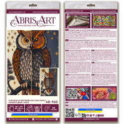 Hauptperlenstickerei-Set "Der Meister der Reinkarnationen" 26x40 cm (Deco Szenen) AAB-960