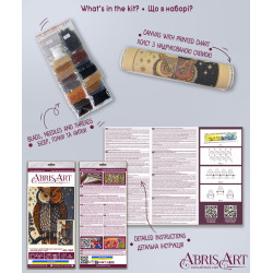 Hauptperlenstickerei-Set "Der Meister der Reinkarnationen" 26x40 cm (Deco Szenen) AAB-960