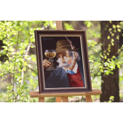 Набор для вышивания крестом "Ценитель вина" 31.5x41 см S/MK114