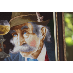 Набор для вышивания крестом "Ценитель вина" 31.5x41 см S/MK114