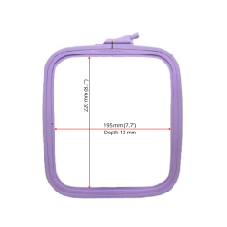 Nurge Квадратные (Прямоугольные) Пластиковые Рамы 19,5*22 см (сиреневый) 170-13LI