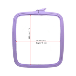 Пластиковые прямоугольные пяльцы Nurge 25x28 см (сиреневый) 170-14LI