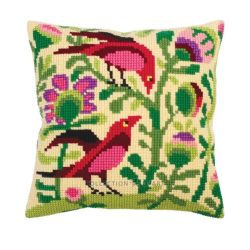 Cushion kit Birds of paradise  40 X 40 cm CDA5295