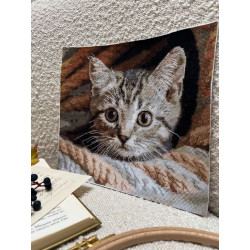 Cross stitch kit "Spy" 25,5 х 23 cm SANU-10