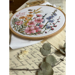 Набор для вышивания крестом "Розовые мечты" 17 х 17 cm SANR-60