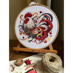 Набор для вышивания крестом "Петух" 18х17 см SANP-75
