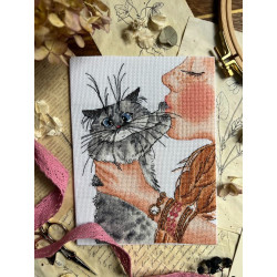 Набор для вышивания крестом "Недотрога" 14,5 х 20 cm SANN-40