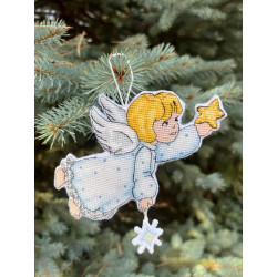 Набор для вышивания крестиком "Ангелы" 25 х 22 см SANA-11