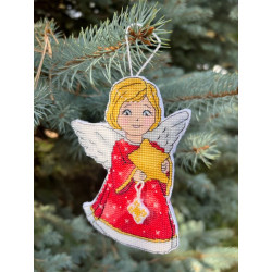 Набор для вышивания крестиком "Ангелы" 25 х 22 см SANA-11