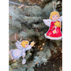 Набор для вышивания крестиком "Ангелы" 25 х 22 см SANA-11