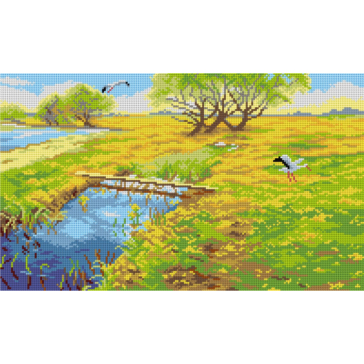Printed Gobelin "after Henryk Weysenhoff - Spring" 30x50 cm SA3621