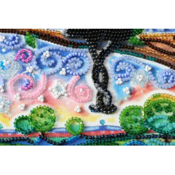 Набор для вышивки бисером среднего размера "Вместе навсегда" 20 х 20 cm AAMB-015