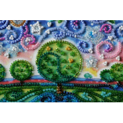 Набор для вышивки бисером среднего размера "Вместе навсегда" 20 х 20 cm AAMB-015