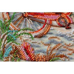 Mittlere Perlenstickerei-Set "Im Alter des Azurs" 20 x 20 cm AAMB-014