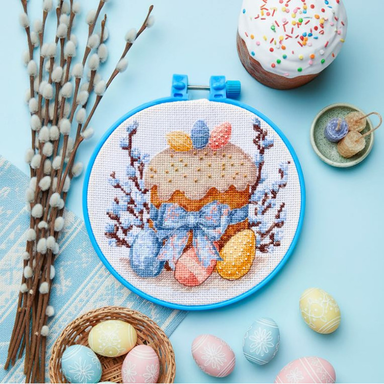 Cross-stitch kits "Easter day" 15 х 15 cm AAHM-095