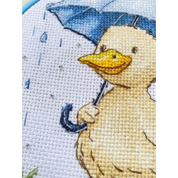 Cross stitch kit "Duckling’s Walk" 15 х 15 cm AAHM-093
