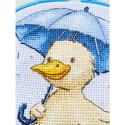 Cross stitch kit "Duckling’s Walk" 15 х 15 cm AAHM-093