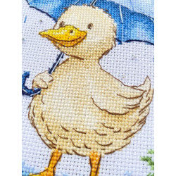 Cross stitch kit "Duckling’s Walk" 15 х 15 cm AAHM-093
