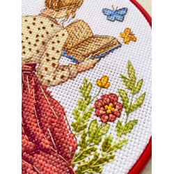 Cross stitch kit "Unfinished story" 15 х 15 cm AAHM-092