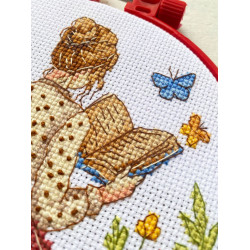 Cross stitch kit "Unfinished story" 15 х 15 cm AAHM-092