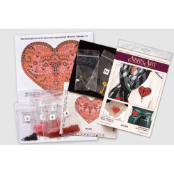 Dekoration "Der Schlüssel zum Herzen-1" 6.5 х 5.5 cm AAD-008