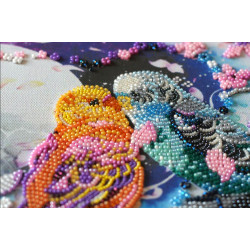 Hauptperlenstickset "Unzertrennlich" 29 x 20 cm AAB-639