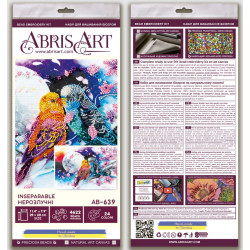 Hauptperlenstickset "Unzertrennlich" 29 x 20 cm AAB-639