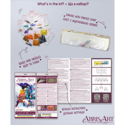 Hauptperlenstickset "Unzertrennlich" 29 x 20 cm AAB-639