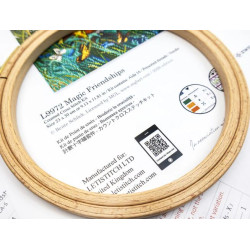 Cross stitch kit "Magic Friendships" 23 x 30 cm SLETIL9972