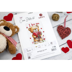 Cross Stitch Kit "Bouquet of Love" 17 x 23 cm SB1441