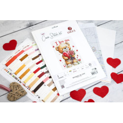 Cross Stitch Kit "Bouquet of Love" 17 x 23 cm SB1441