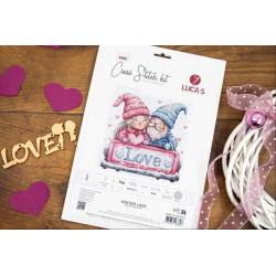 Cross Stitch Kit "Winter love" 25 x 25 cm SB1443