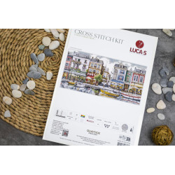Cross Stitch Kit "Quayside" 64 x 32 cm SBU5103