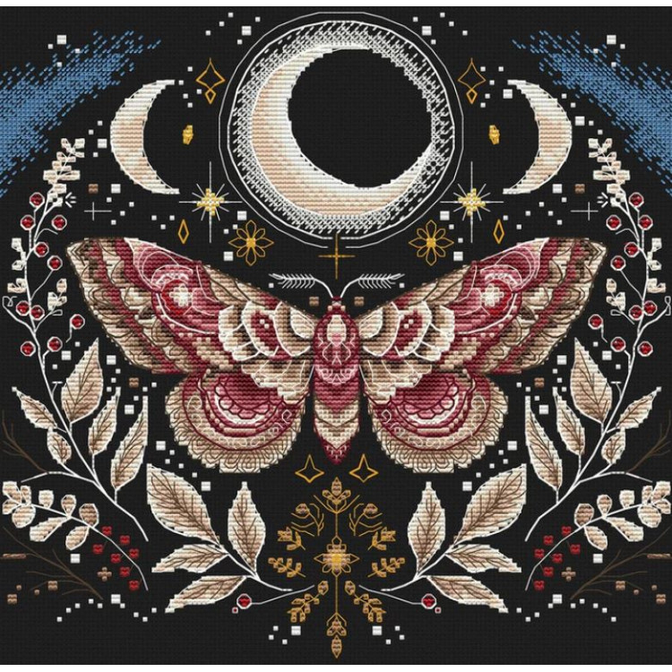 Kreuzstich-Set "Das Moos" 23.81 x 22.70 cm AVA-P035