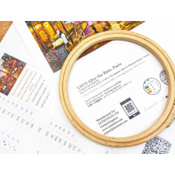 Набор для вышивания крестиком "После дождя, Париж" 42x30 см SLETIL9975