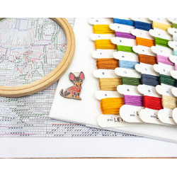 Набор для вышивания крестиком "После дождя, Париж" 42x30 см SLETIL9975