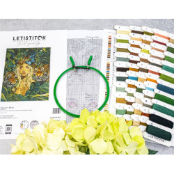 Набор для вышивания крестиком "Муза природы" 23×29 см SLETIL9974