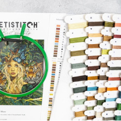 Набор для вышивания крестиком "Муза природы" 23×29 см SLETIL9974