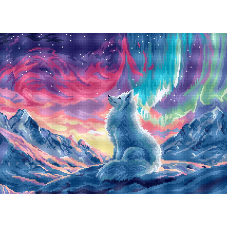 Набор для вышивания крестиком "Страж Рассвета" 34x24 см SLETIL9971