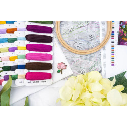 Набор для вышивания крестом "Царство чтения" 45×32 см SLETIL9970