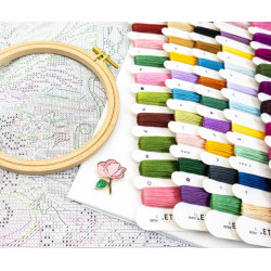 Набор для вышивания крестом "Царство чтения" 45×32 см SLETIL9970