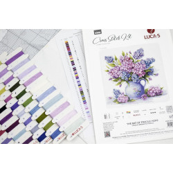 Siuvinėjimo kryželiu rinkinys "Trapios vilties šikšnosparnis" 31 x 29 cm SB7059